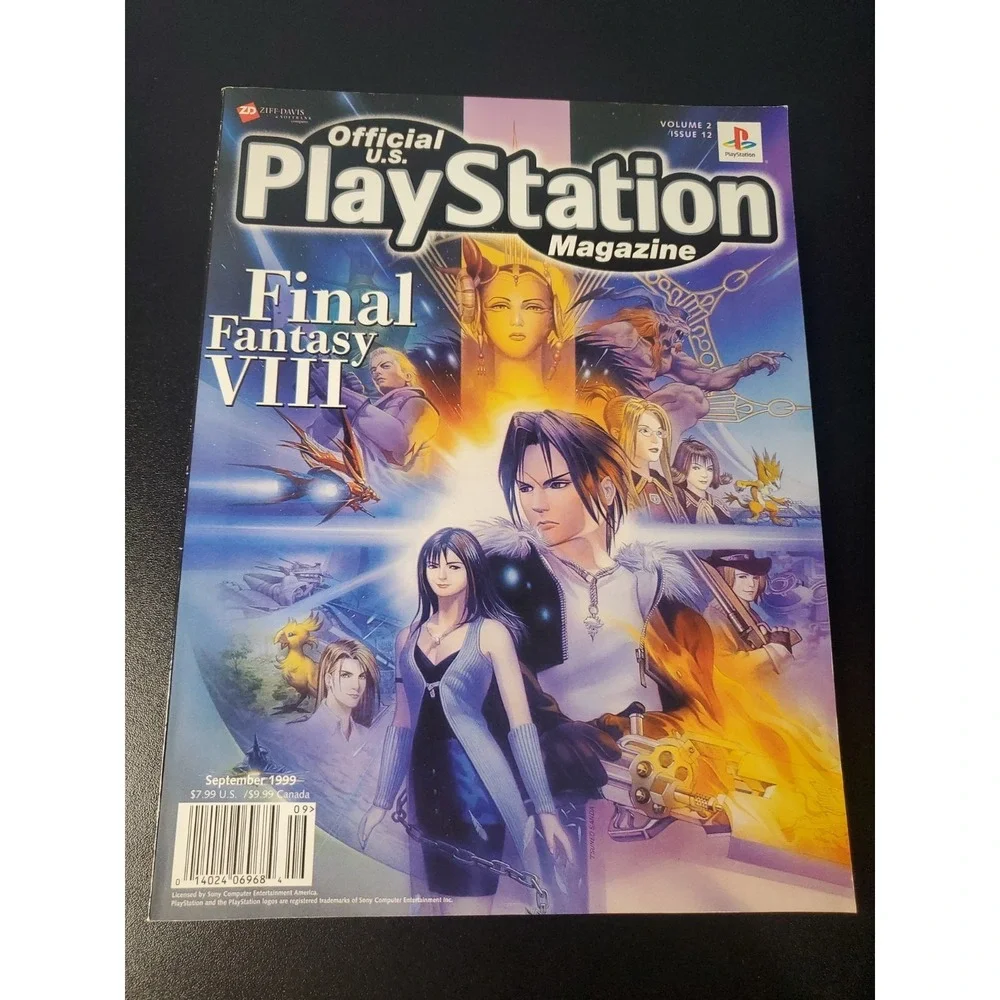 Official PlayStation Magazine September 1999 V2 Issue 12 Final Fantasy VIII
